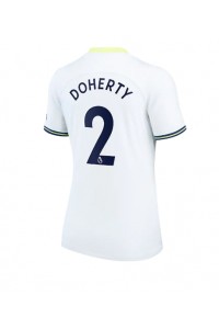 Tottenham Hotspur Matt Doherty #2 Fotballdrakt Hjemme Klær Dame 2022-23 Korte ermer